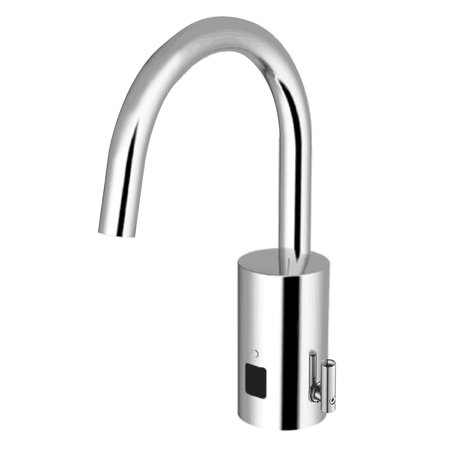 Optima Collection 3335081 1.5 GPM Deck Mounted Hardwired-Powered Gooseneck Body Faucet in Polished Chrome -  Sloan